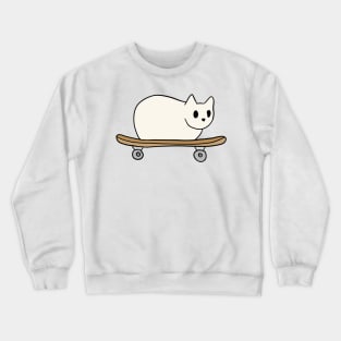 cat skating Crewneck Sweatshirt